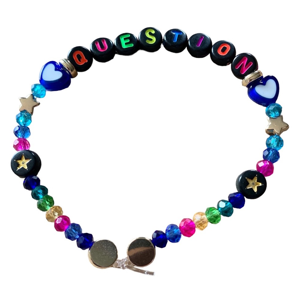 Taylor Swift Handmade Friendship Beaded Bracelet
“Question”